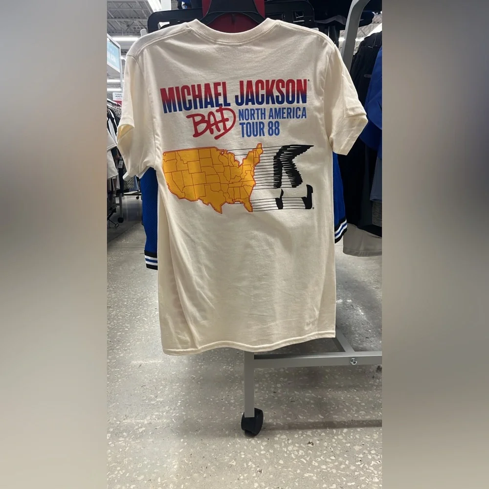 Michael Jackson BAD North America Tour 88 Shirt - Picture 3 of 3